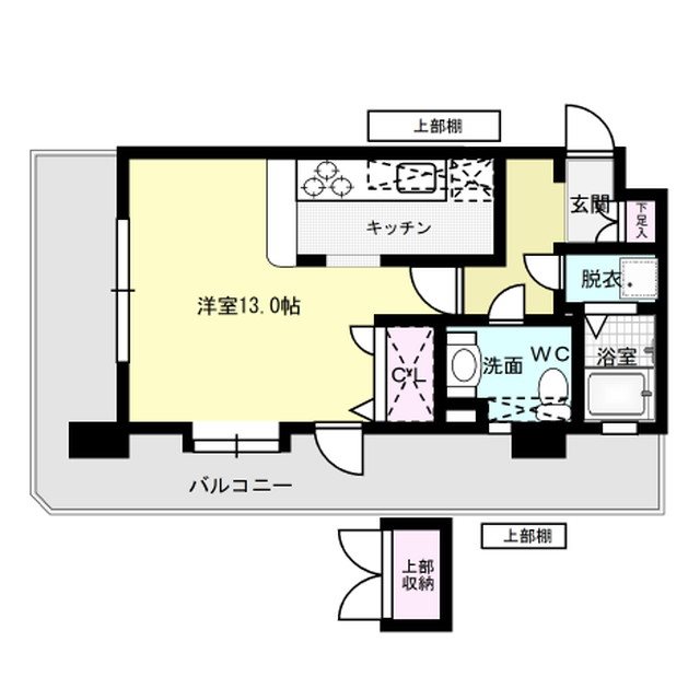 ピュアドームステイツ博多 間取り