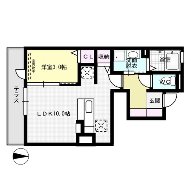間取り 第5アヴェニュー 間取り図