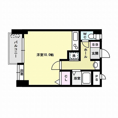 ラ・レジダンス・ド・西新 間取り