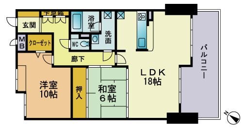 ベルメゾン赤坂フォレスト 間取り