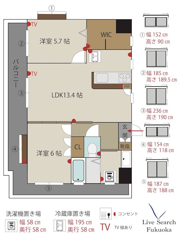 フォレスト薬院大通 間取り