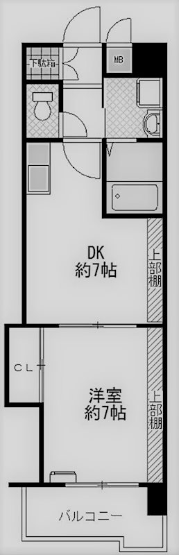 アクシス東平尾Ⅱ 間取り