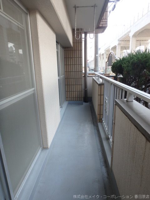 春日原レヂデンス ベランダ