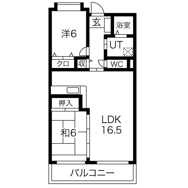 カトルセゾン有田 間取り