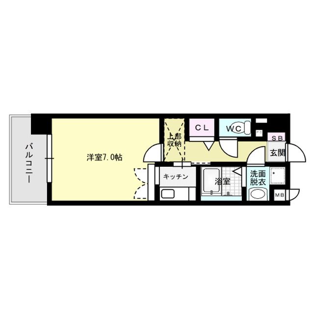 ヒュースロア井尻 204号室 間取り