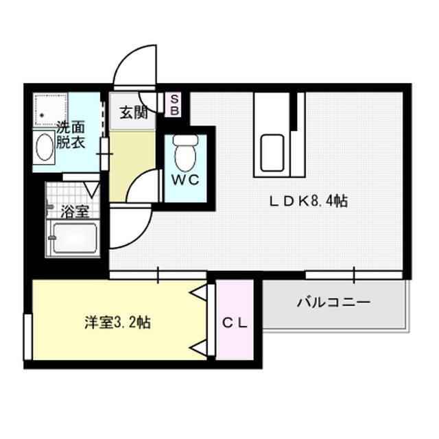 パティオ五十川Ⅰ 301号室 間取り