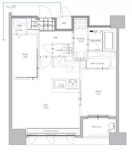 エンクレスト博多STYLE 間取り