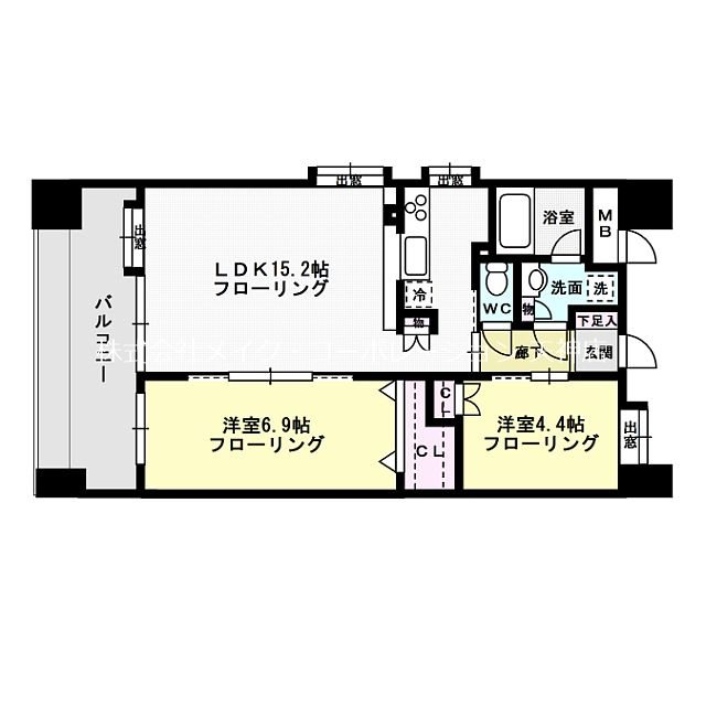 クリエート薬院 間取り
