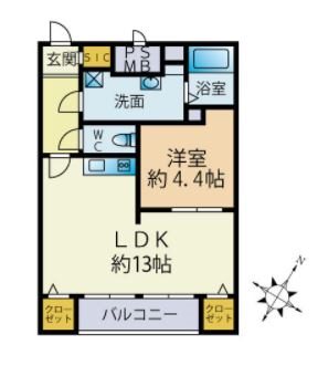 蓮葉マンション 間取り