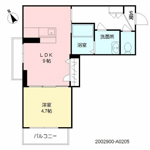 703HouseWest大濠 間取り