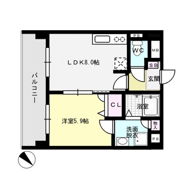 ビューラー野多目 間取り図