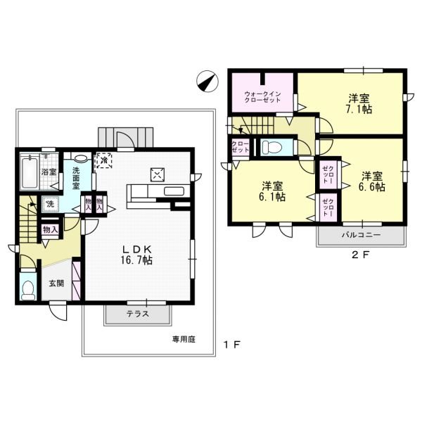 ジョアセジュール博多南 D棟 間取り