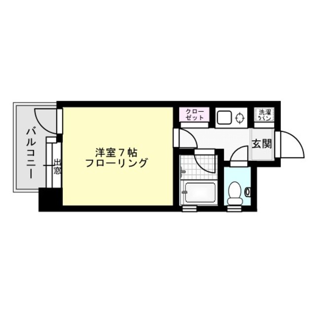 ピュアドーム天神アネックス 間取り