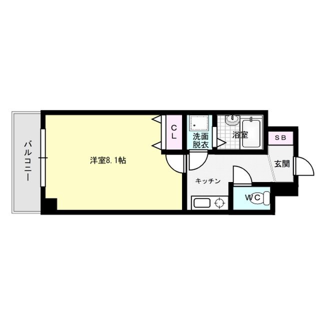 間取り エスペランス白木原 間取り図