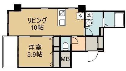 New Winds草香江 間取り