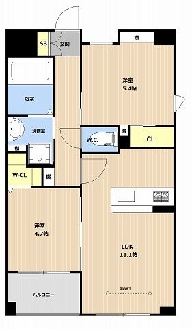 LIBTH高取 間取り