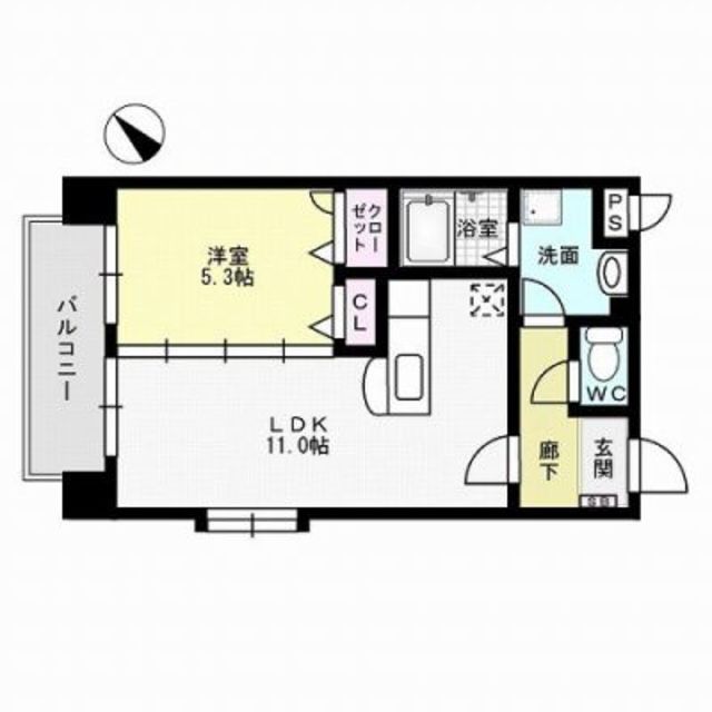 ピュア博多駅南壱番館 間取り