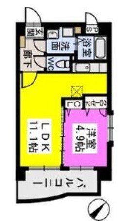 ピュア博多駅南壱番館 間取り