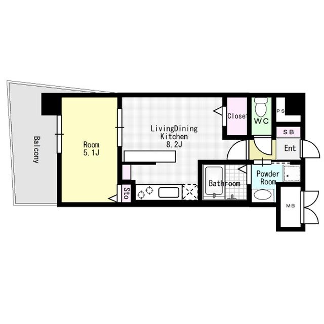 間取り N・Cresia 間取り図