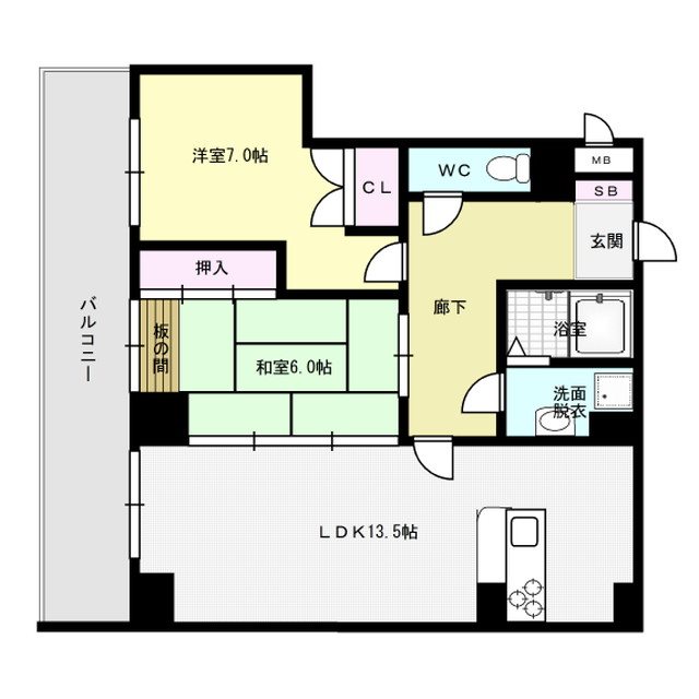 ラビータ高宮 間取り