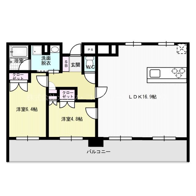 アビターレ南天神 間取り