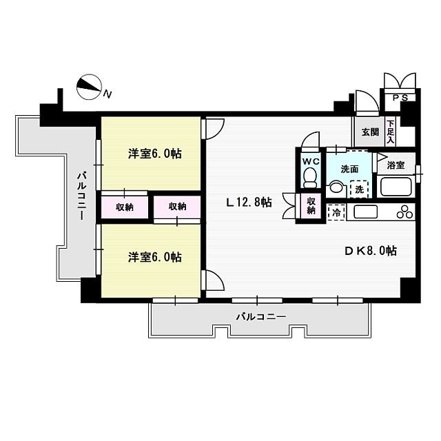 光第6ビル 601号室 間取り