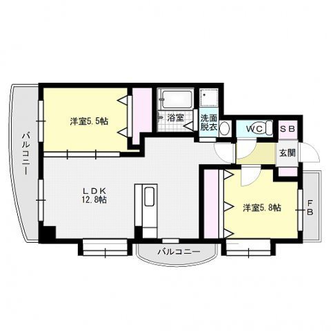 エクセレント参番館 間取り