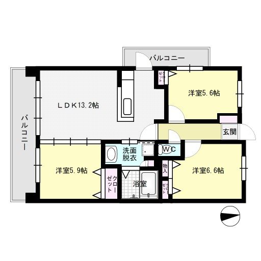 メゾン春日南 501号室 間取り