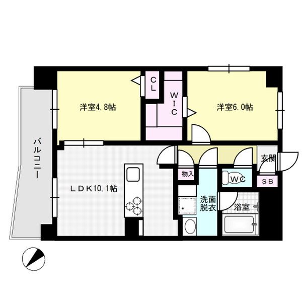アビターレ大宮 間取り図