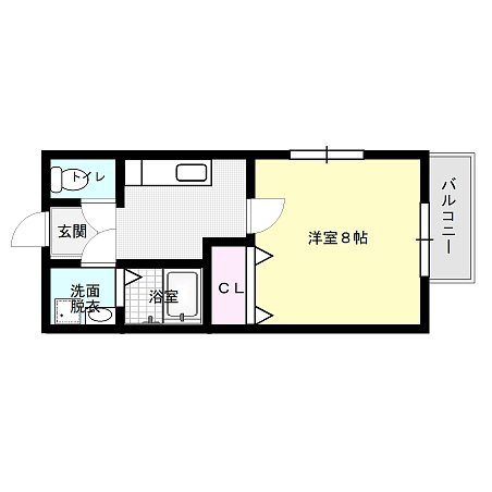 アグリーブル姪浜～駐車場無料～ 間取り