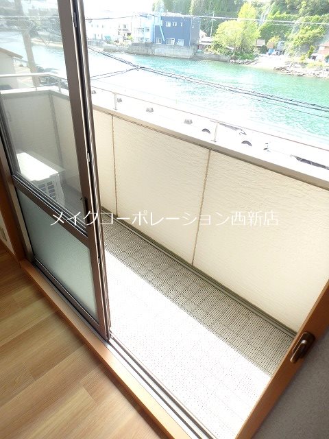 ベランダ アグリーブル姪浜~駐車場無料~ ベランダ