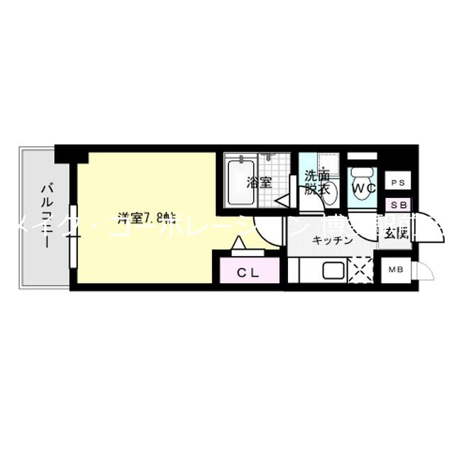 ※室内写真は同物件別部屋引用・現状優先です。 ブラン東光 間取り図