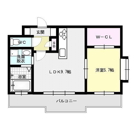 ルミエール百道 間取り