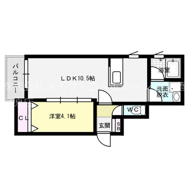 Clartvilla博多南 201号室 間取り