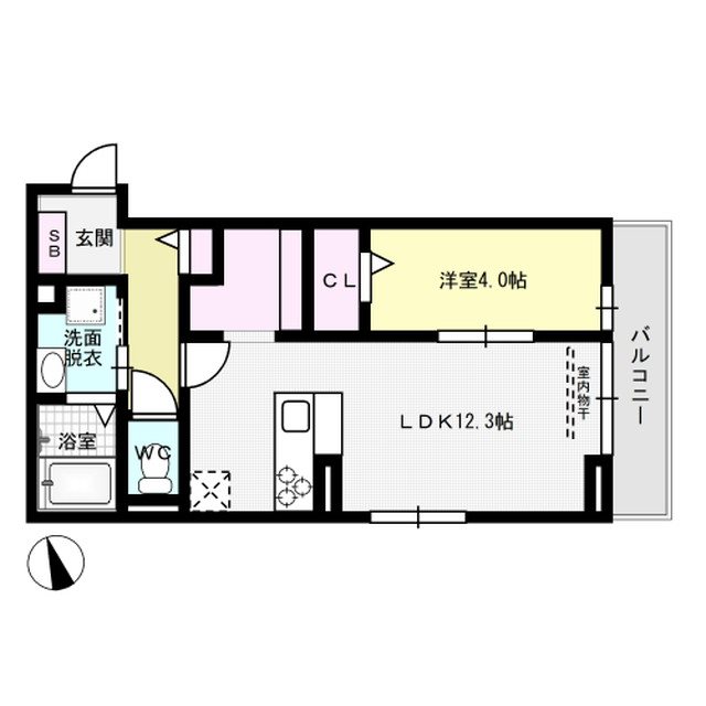 D-room和田Ⅱ 302号室 間取り