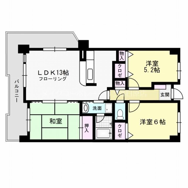 間取り 第2世利ビル 間取り図