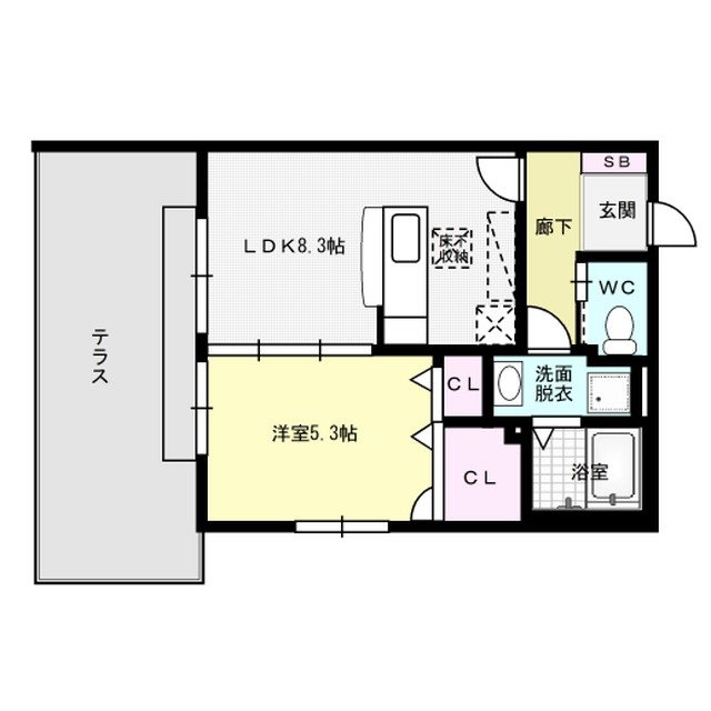 ROCCO山田 103号室 間取り