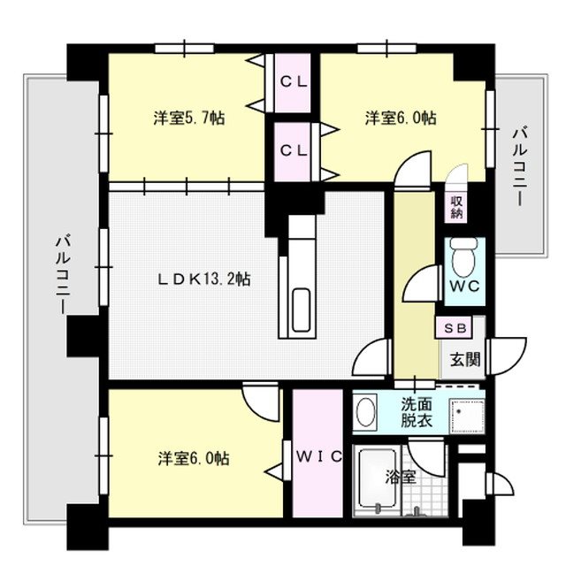カラコレスV 間取り図