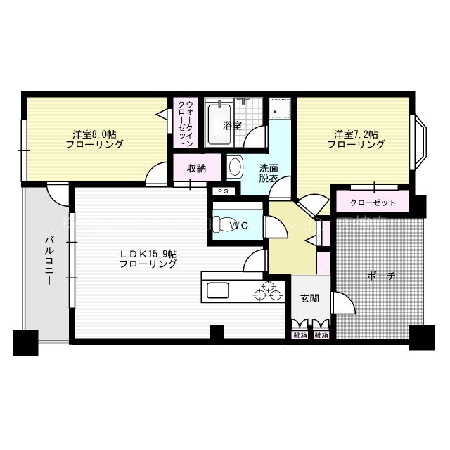 アンピール舞鶴  間取り