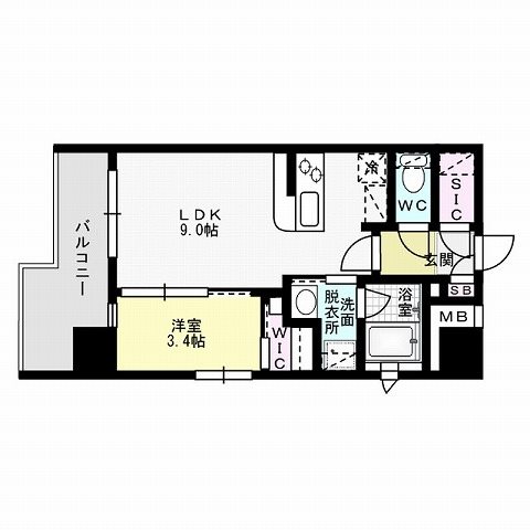 ネストピア県庁口駅前 間取り