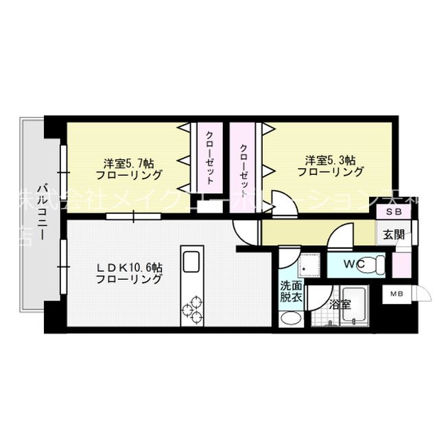 エルエ大濠 間取り