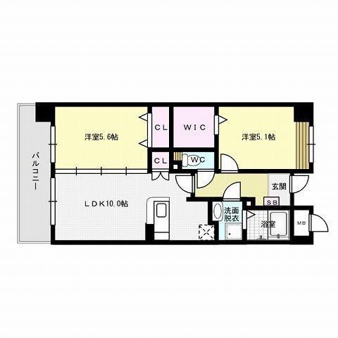 ヴェルソーⅢ番館 間取り