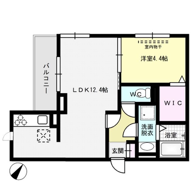 間取り クレストヴェール清水 間取り図