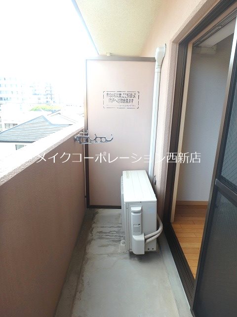 クウィーンズ昭代 ベランダ