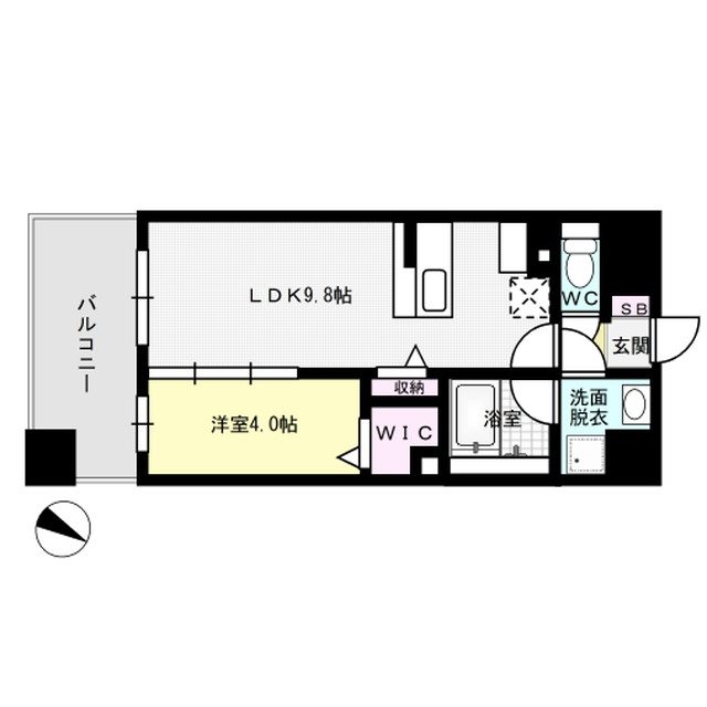 Liaison博多駅東 間取り