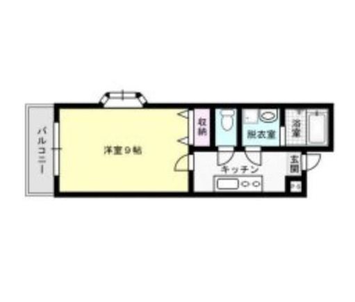 メゾン・ド・西新 間取り