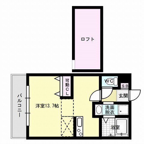 クラージュ田島 間取り
