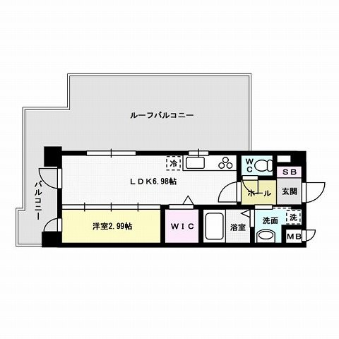 ギャラン荒江～ネット無料～ 間取り