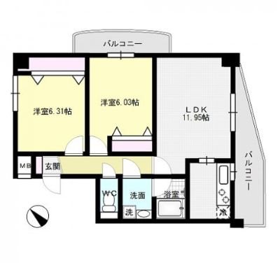 サフィール城南 間取り