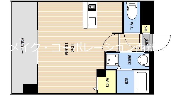 LIBTH姪浜 間取り
